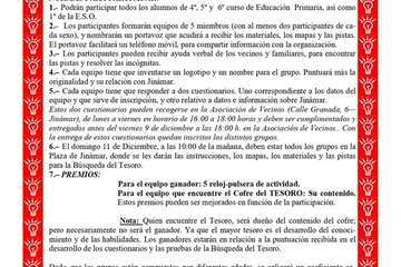 Jinámar buscará un tesoro escondido el próximo 11 de diciembre/TA.